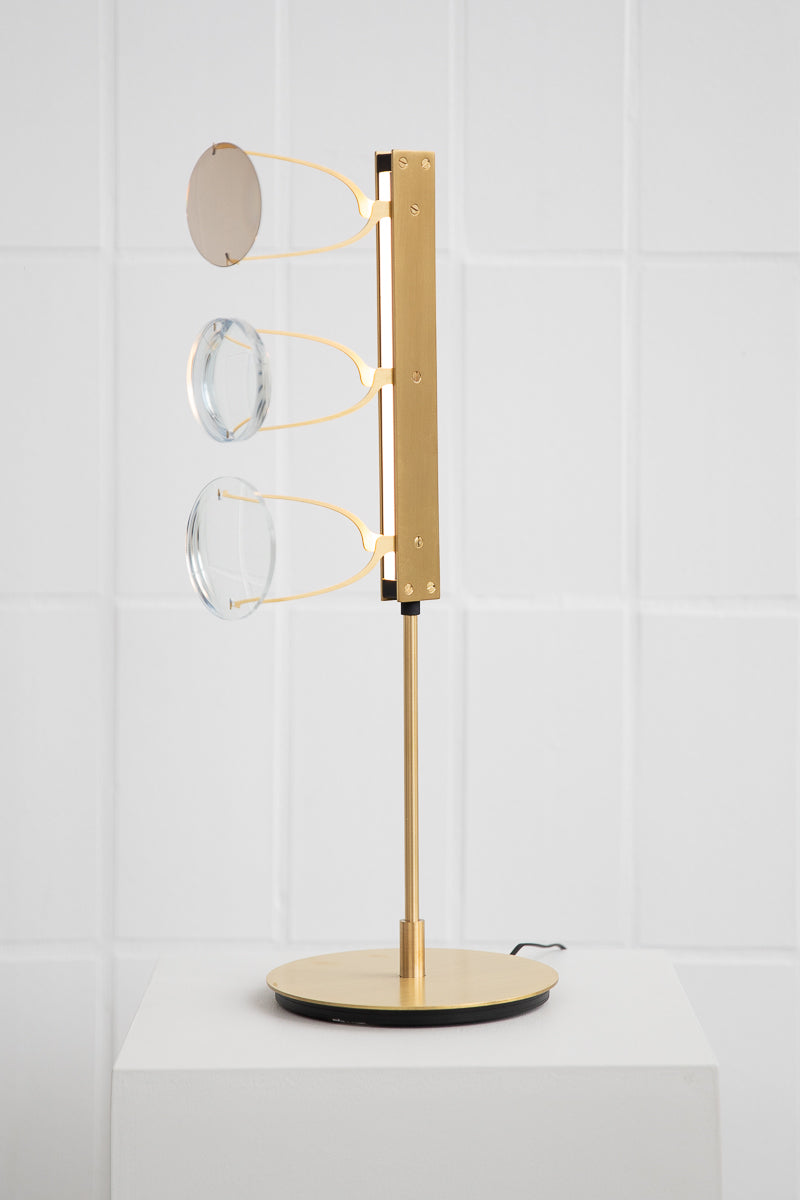Lens Luminaire Table Lamp
