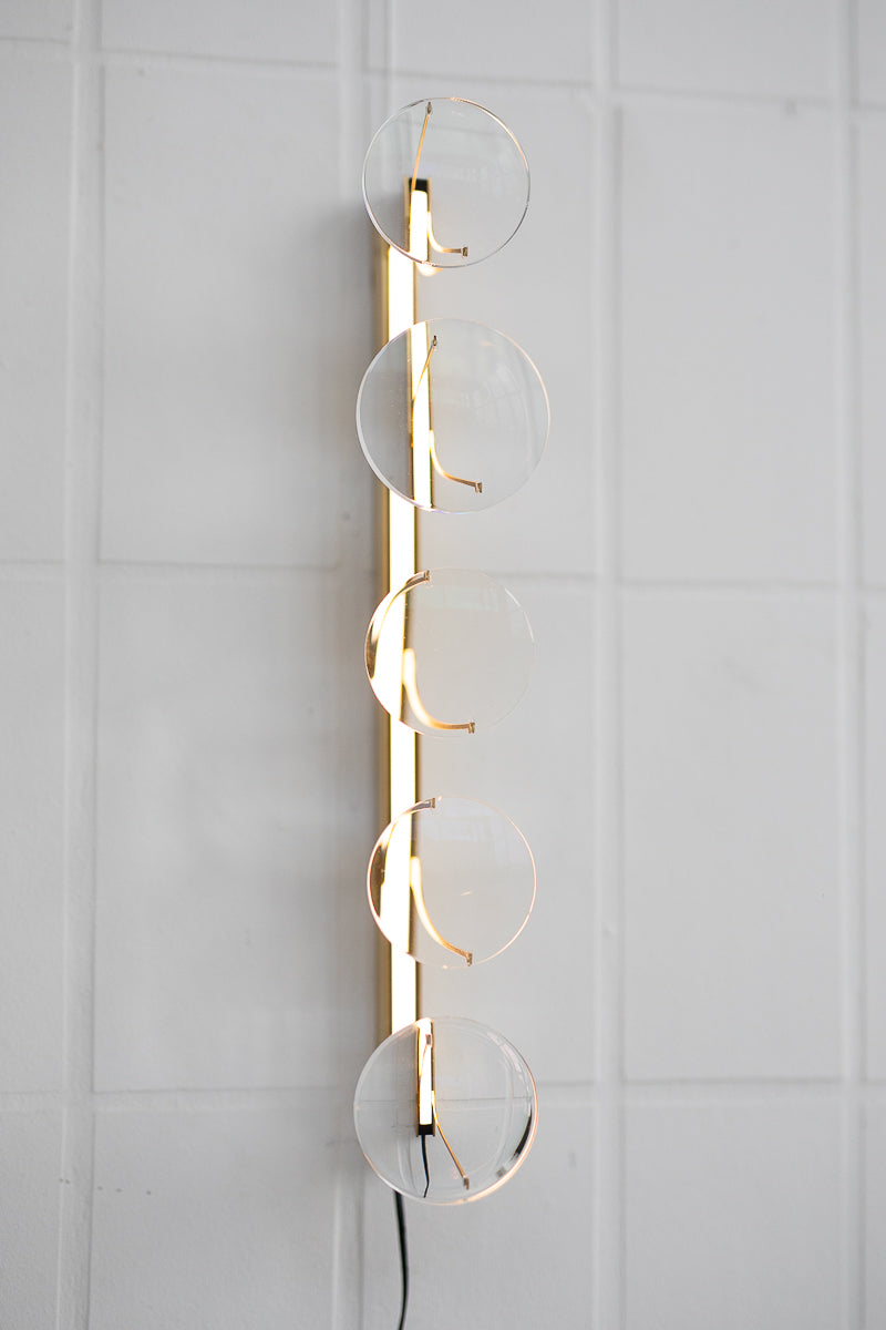 Lens Luminaire Wall Sconce